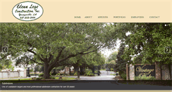 Desktop Screenshot of glennlegeconstruction.com